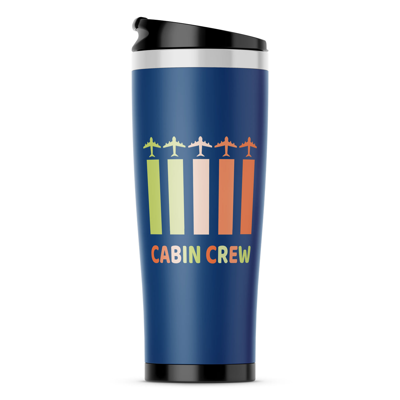 Colourful Cabin Crew Designed Travel Mugs
