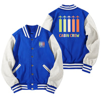 Thumbnail for Colourful Cabin Crew Designed Baseball Style Jackets