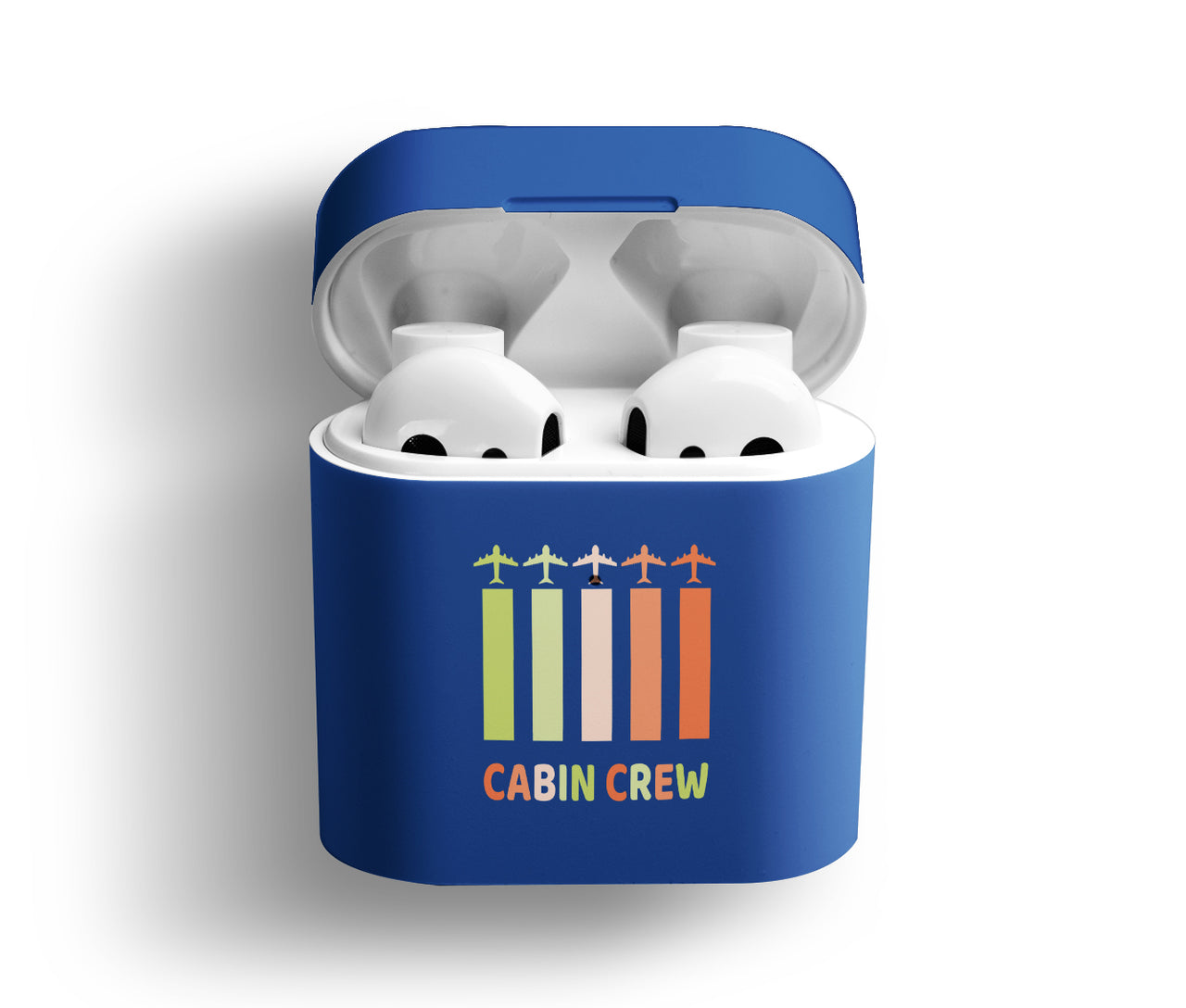 Colourful Cabin Crew Designed AirPods Cases