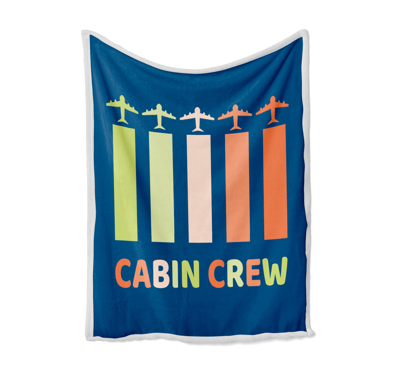Colourful Cabin Crew Designed Bed Blankets & Covers