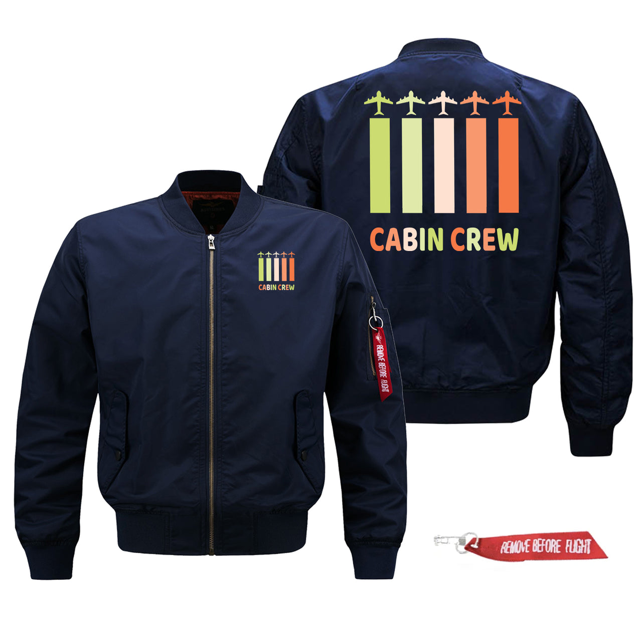 Colourful Cabin Crew Designed Pilot Jackets (Customizable)