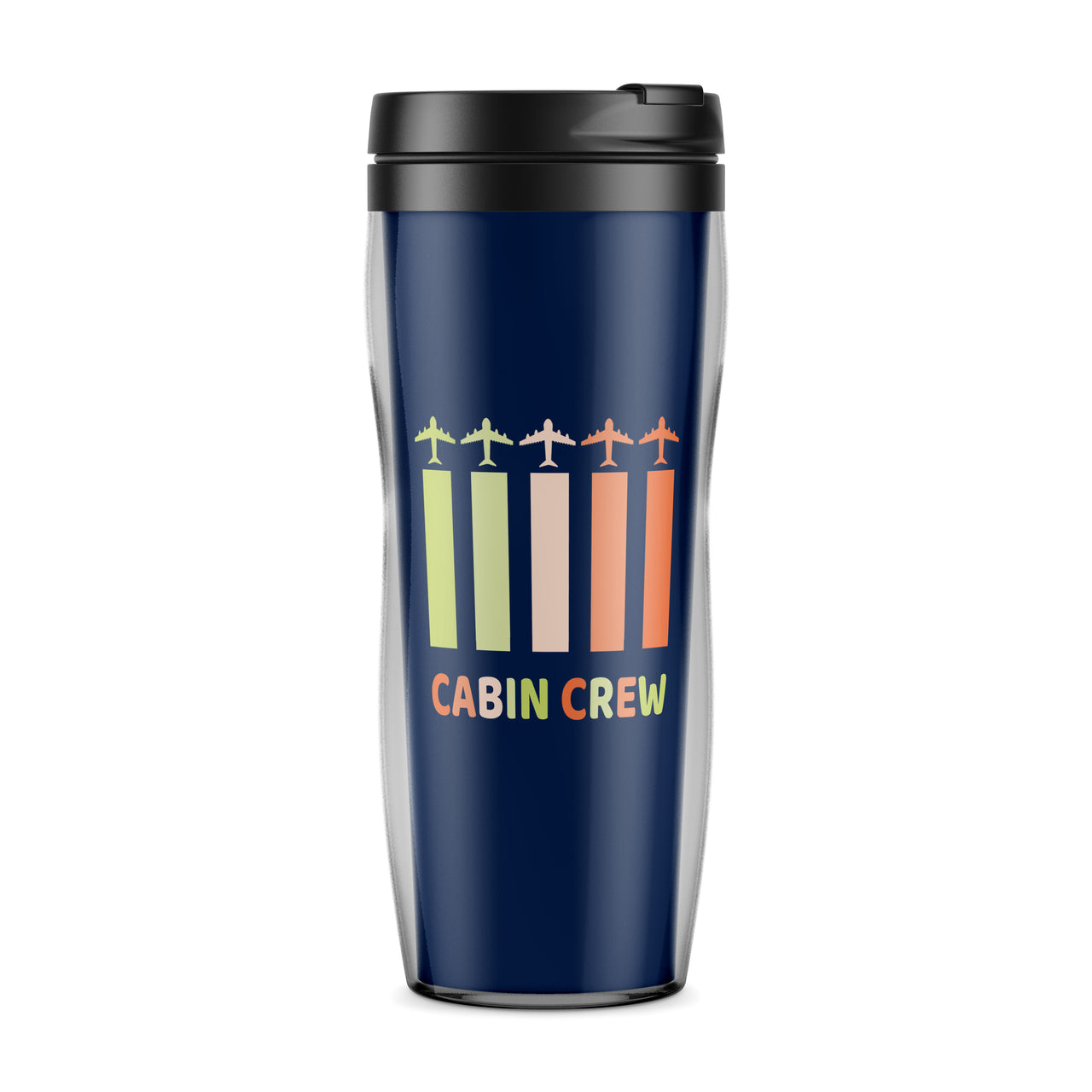 Colourful Cabin Crew Designed Travel Mugs