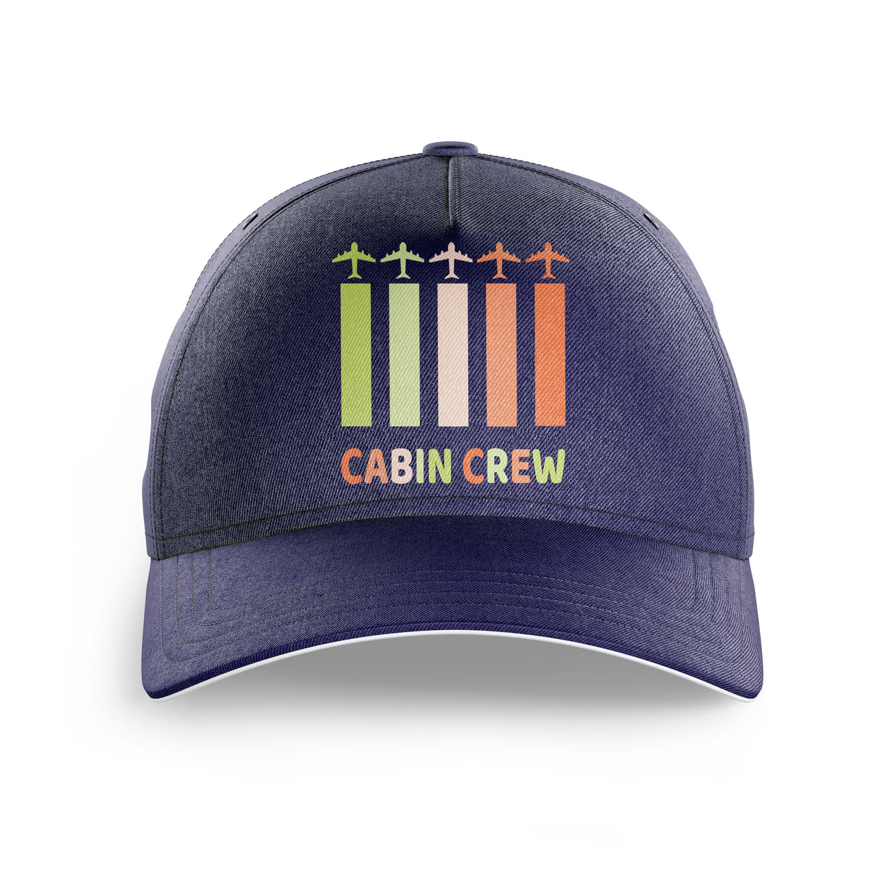 Colourful Cabin Crew Printed Hats