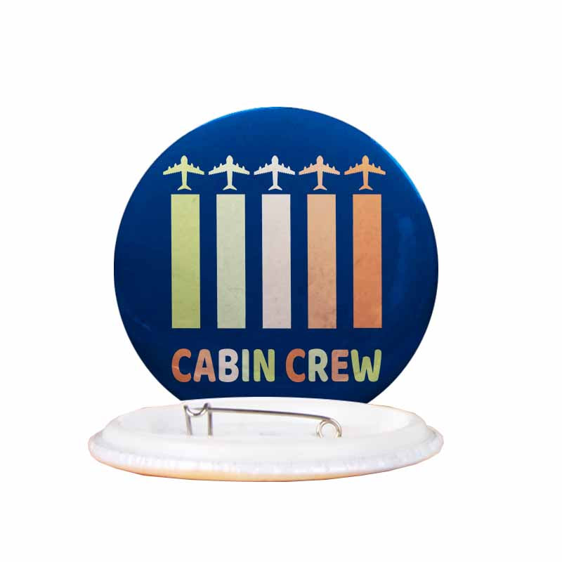 Colourful Cabin Crew Designed Pins