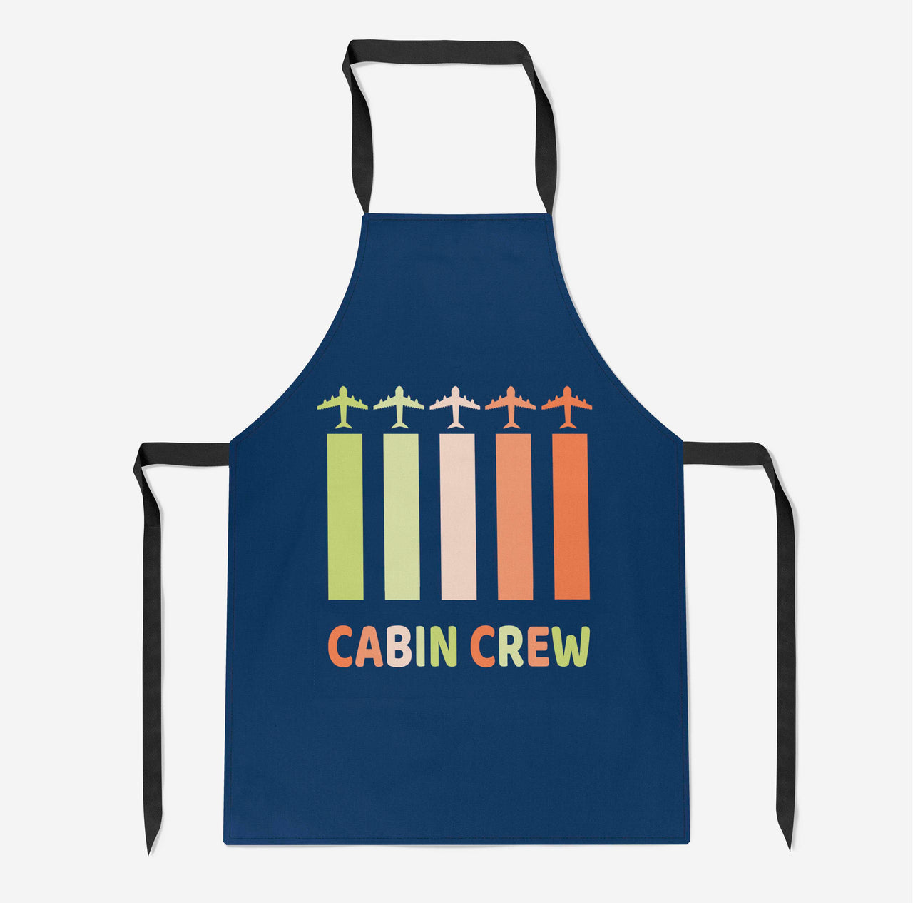 Colourful Cabin Crew Designed Kitchen Aprons