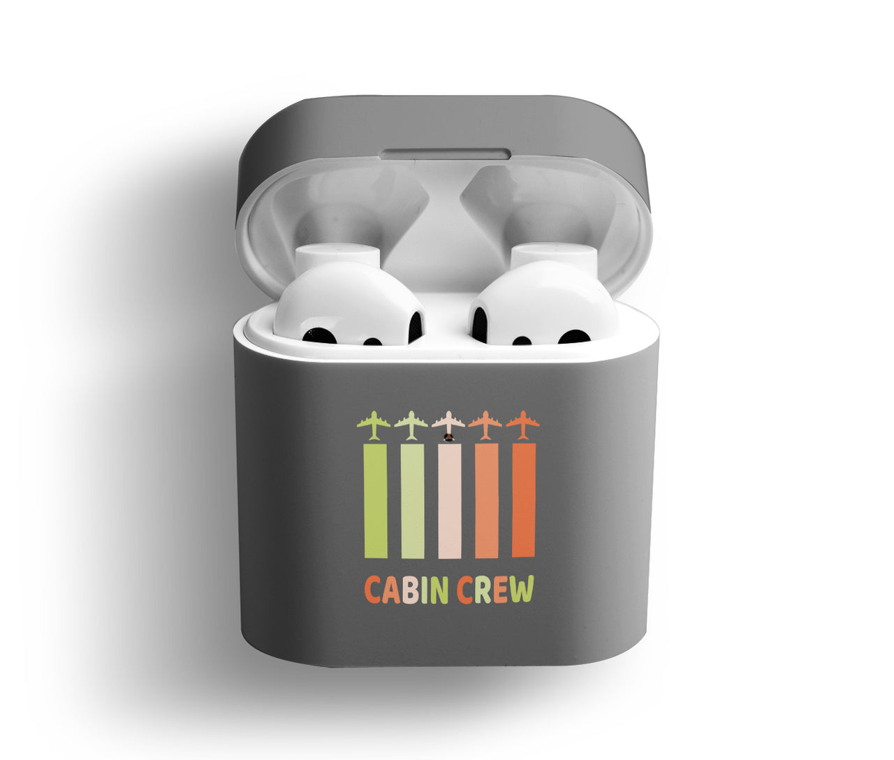 Colourful Cabin Crew Designed AirPods Cases