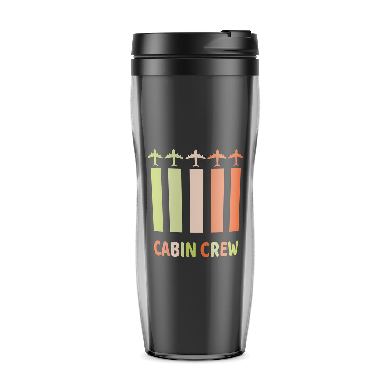 Colourful Cabin Crew Designed Travel Mugs