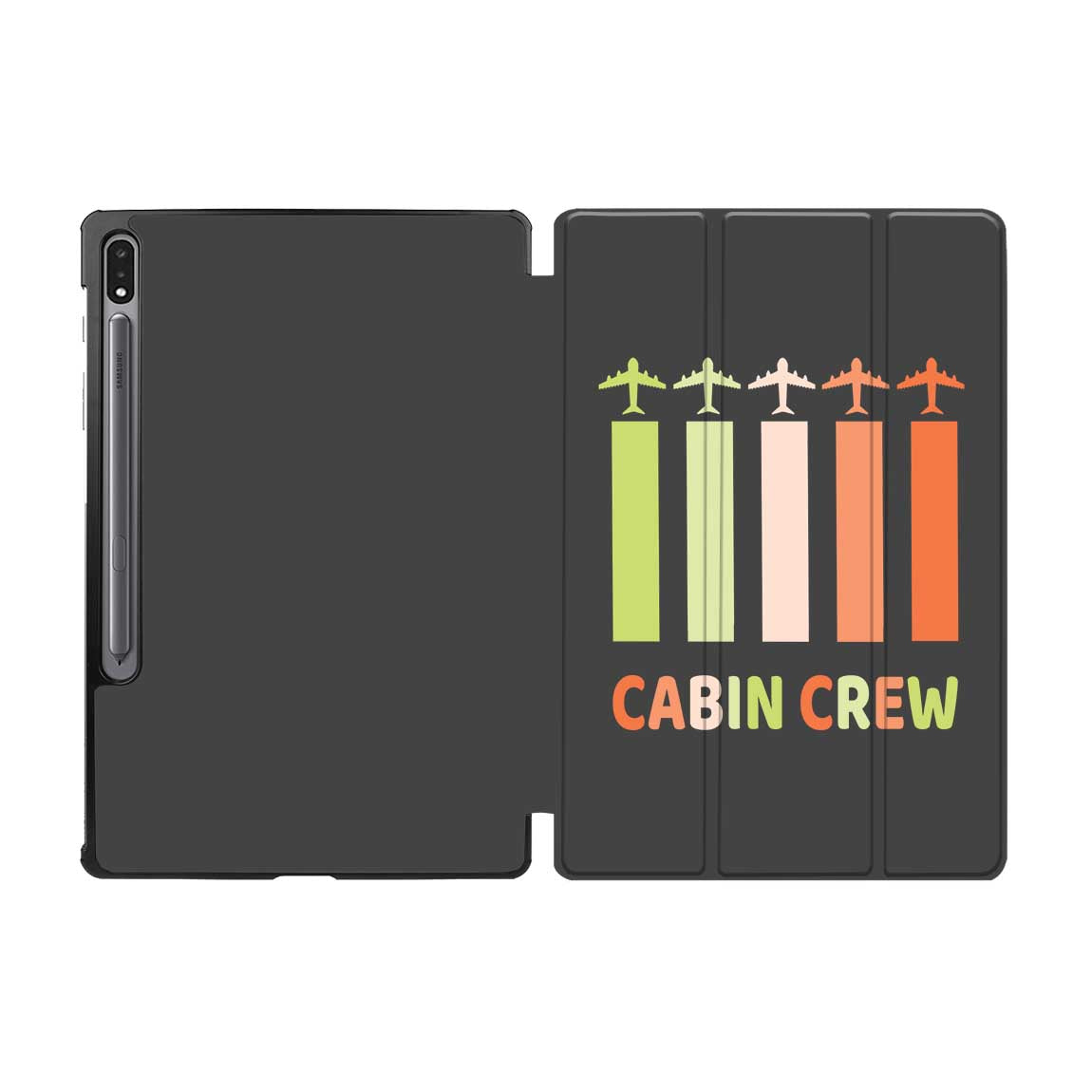 Colourful Cabin Crew Designed Samsung Tablet Cases