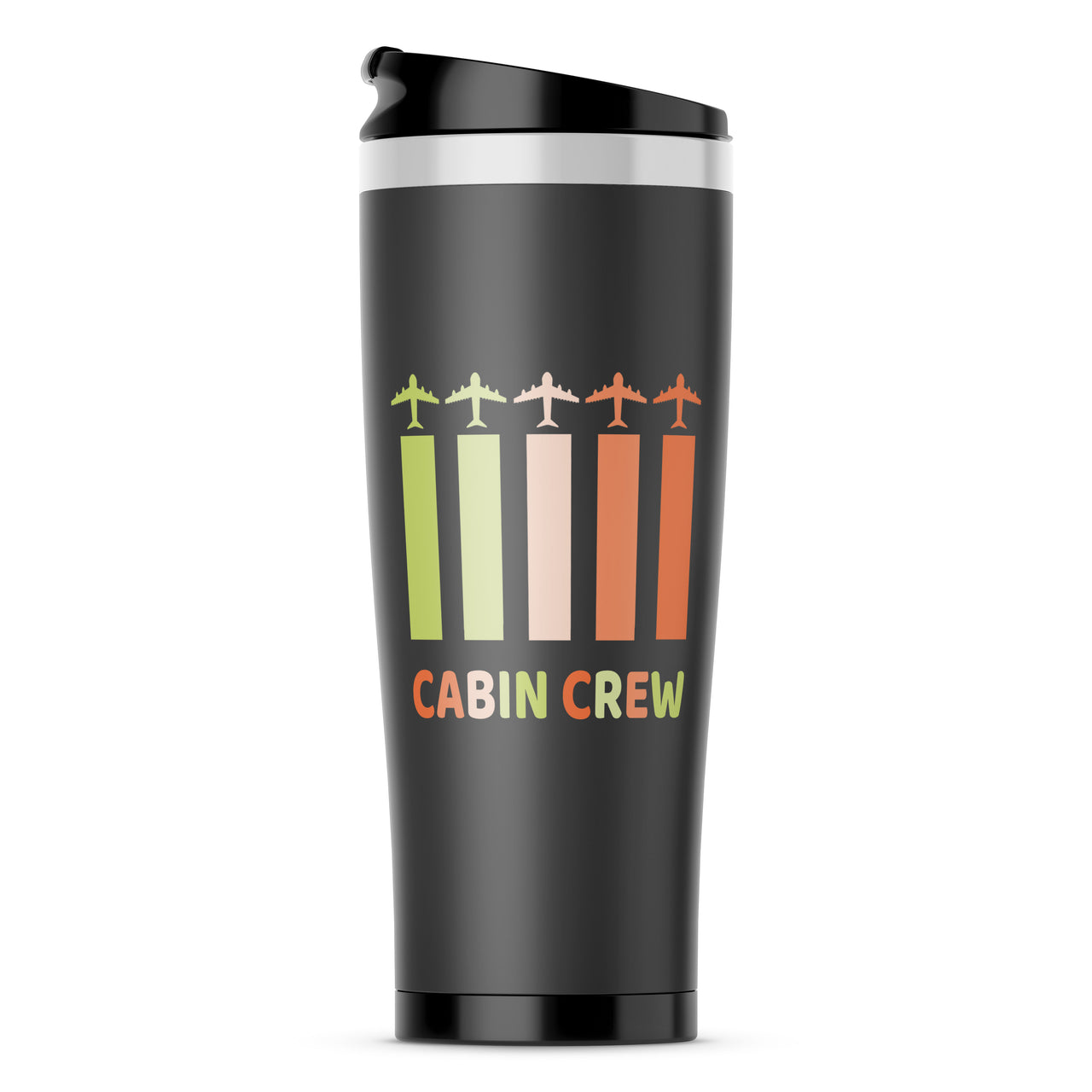 Colourful Cabin Crew Designed Travel Mugs