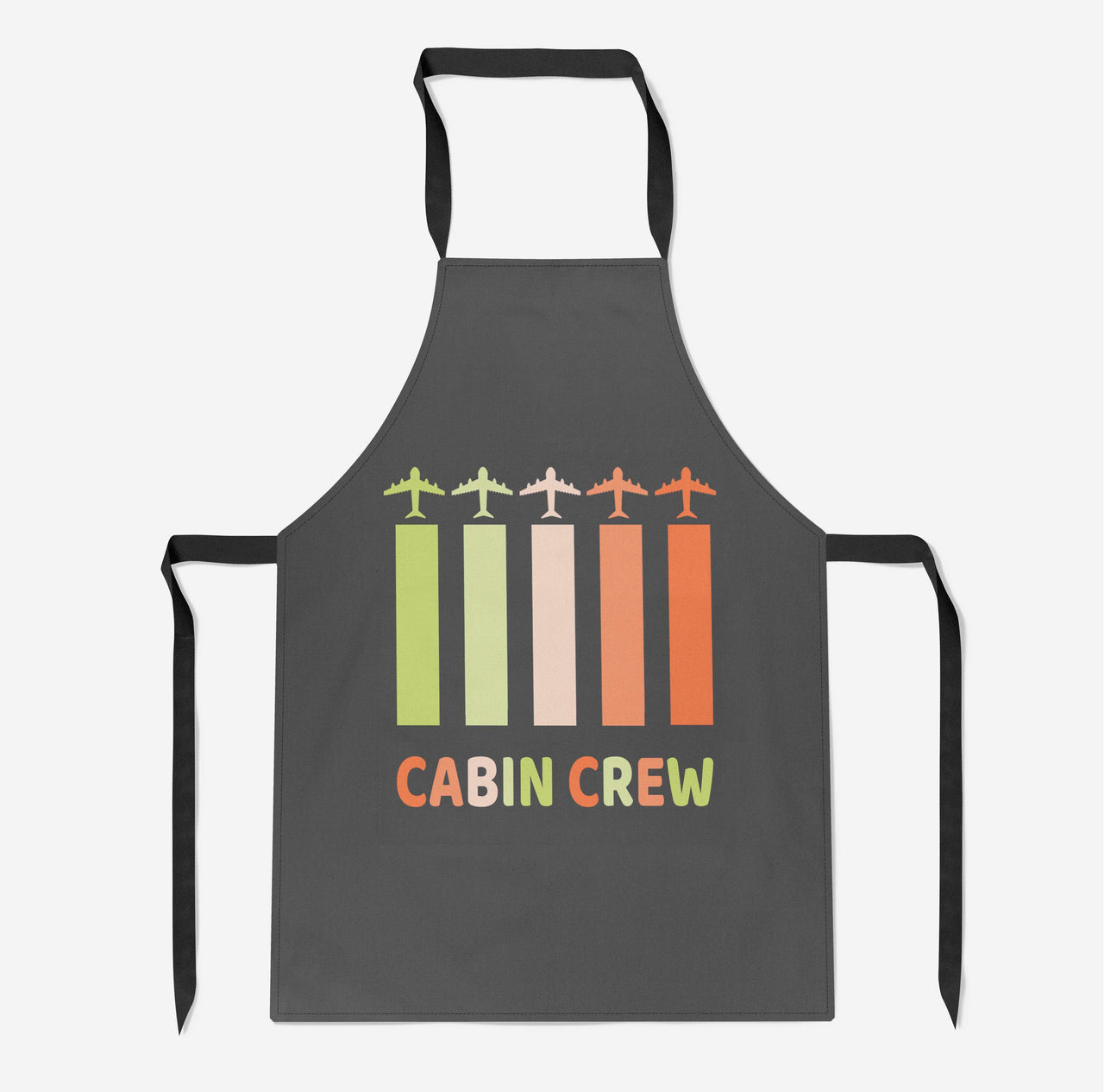 Colourful Cabin Crew Designed Kitchen Aprons