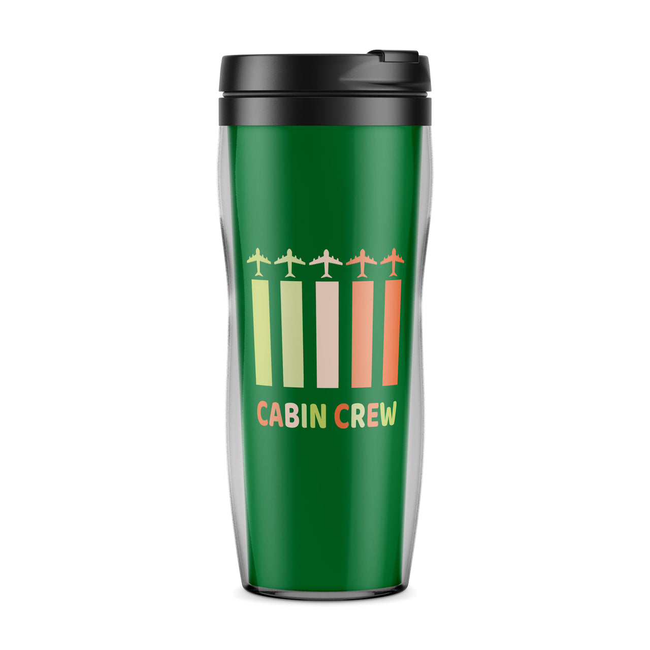 Colourful Cabin Crew Designed Travel Mugs