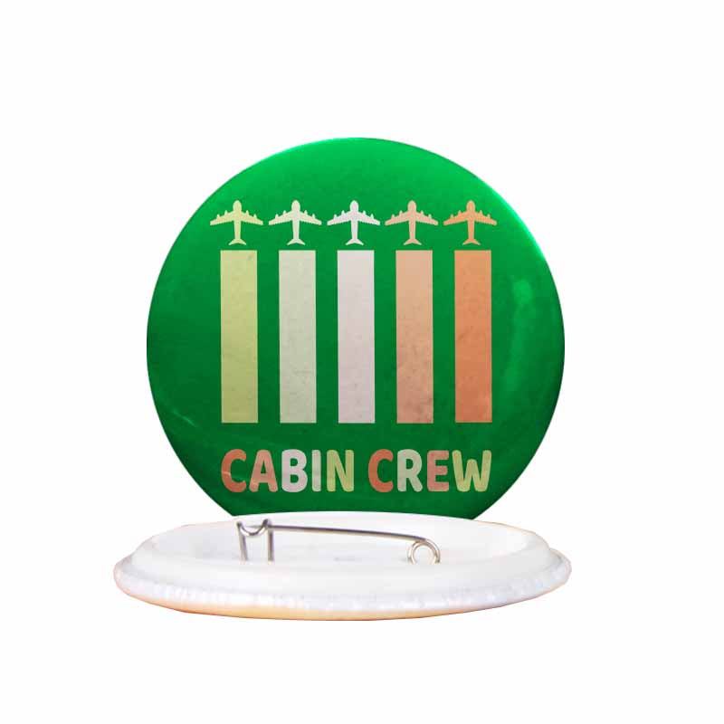Colourful Cabin Crew Designed Pins