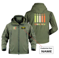 Thumbnail for Colourful Cabin Crew Designed Military Jackets (Customizable)