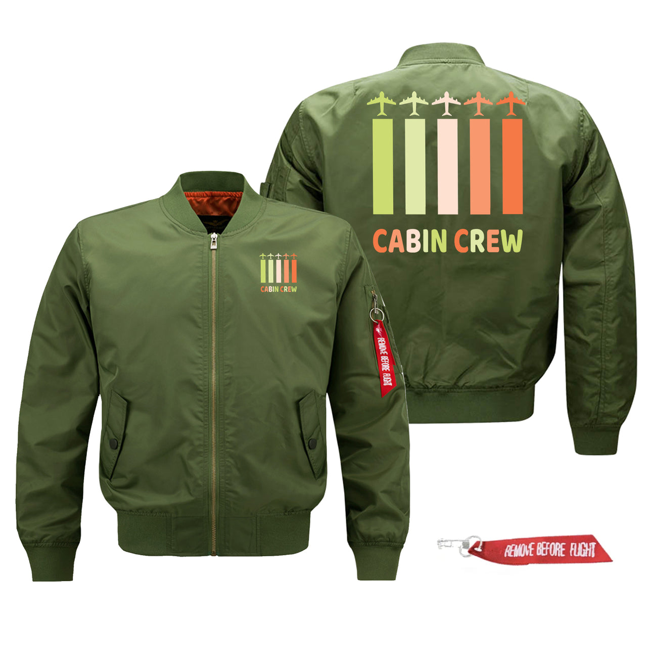 Colourful Cabin Crew Designed Pilot Jackets (Customizable)