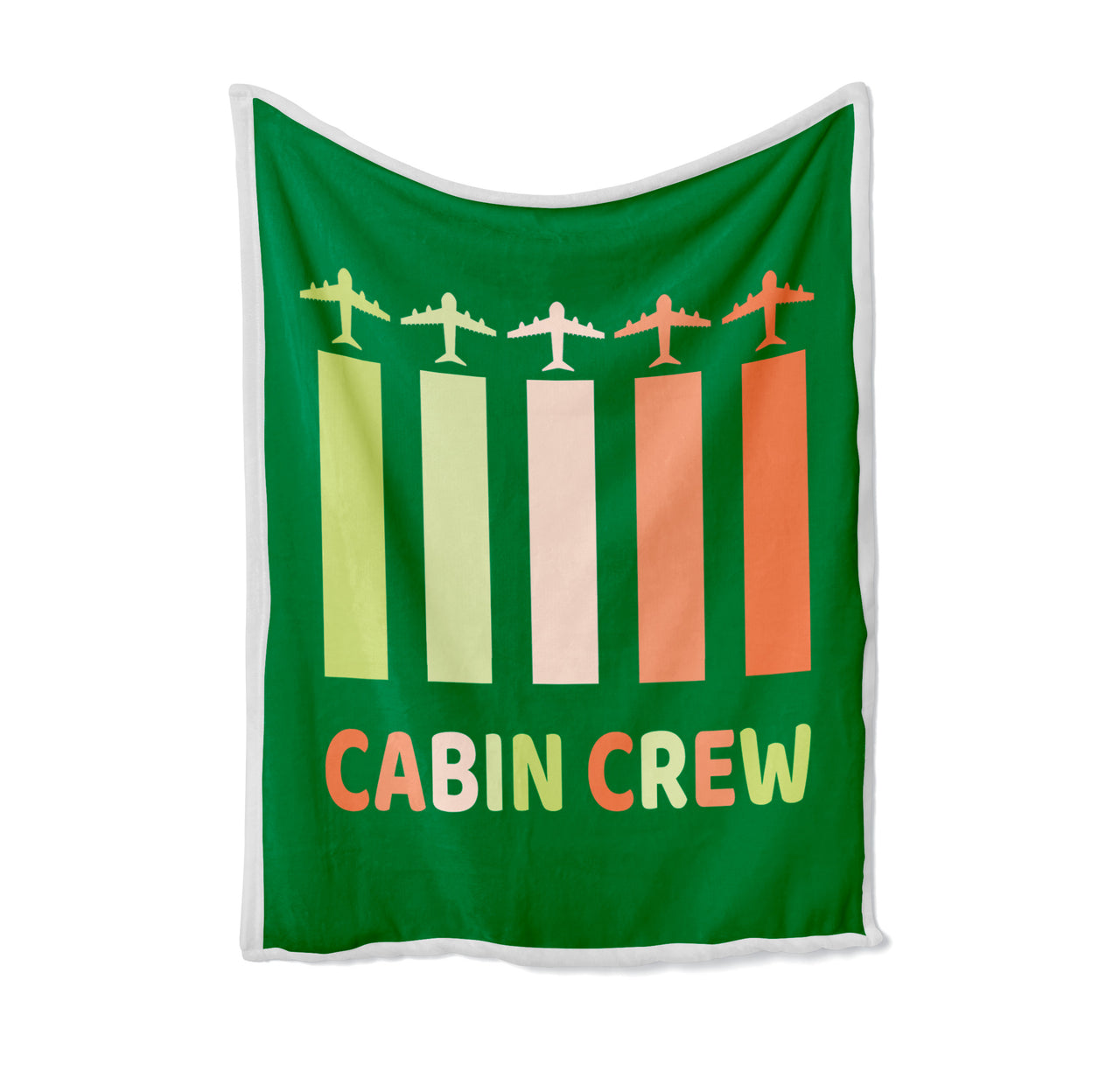 Colourful Cabin Crew Designed Bed Blankets & Covers