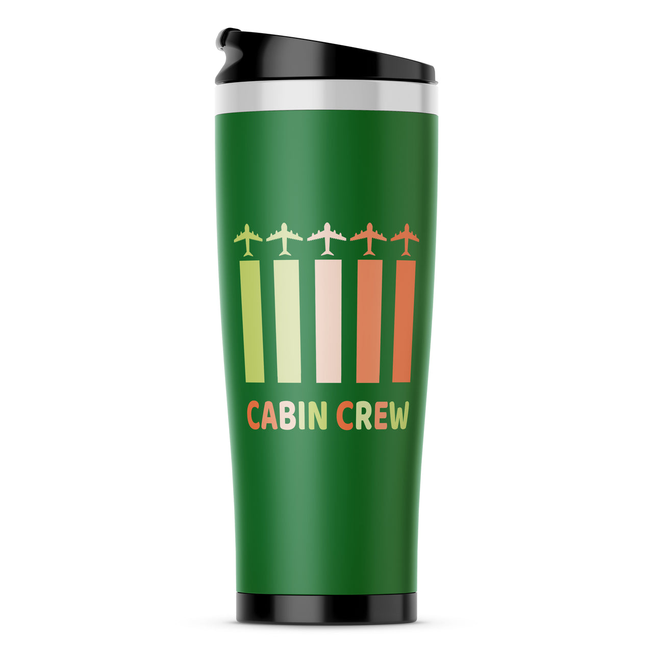 Colourful Cabin Crew Designed Travel Mugs