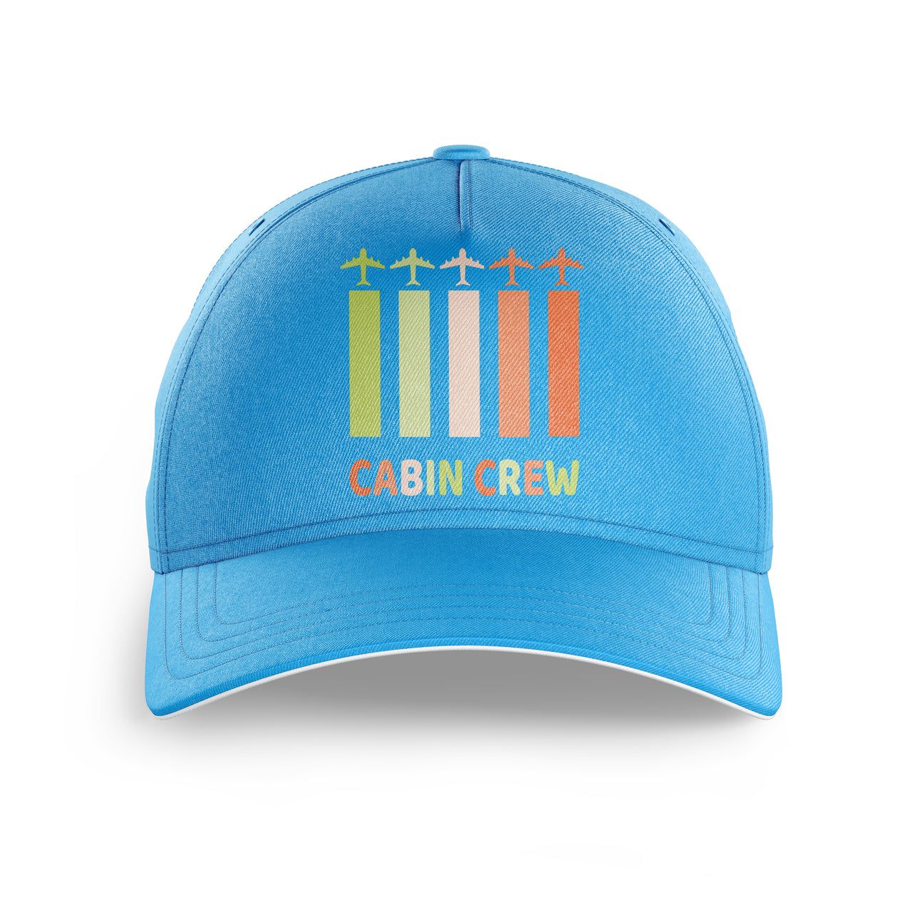Colourful Cabin Crew Printed Hats