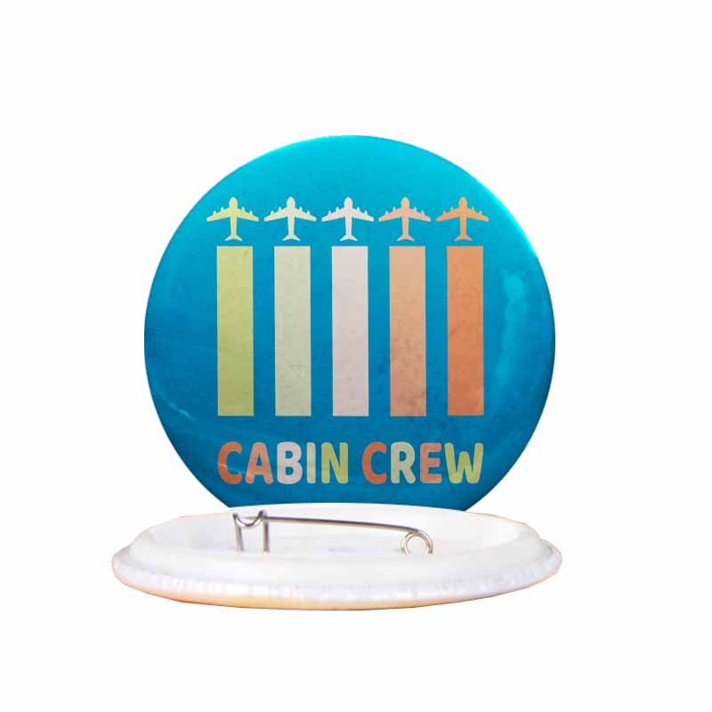 Colourful Cabin Crew Designed Pins
