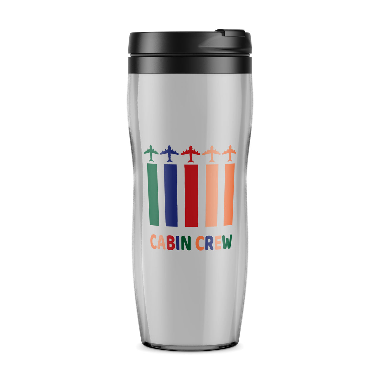 Colourful Cabin Crew Designed Travel Mugs