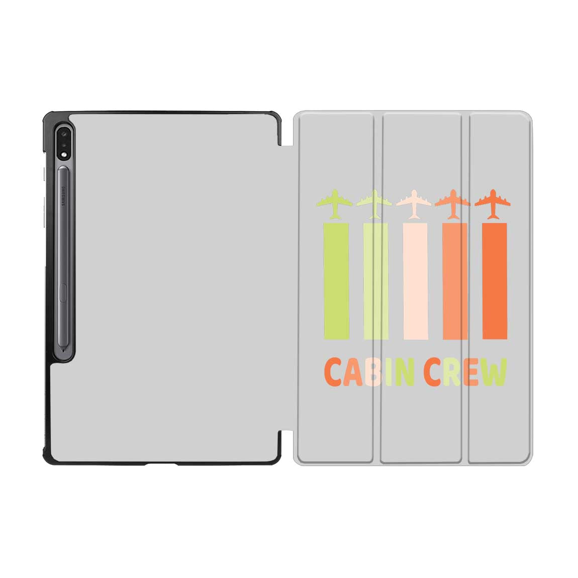 Colourful Cabin Crew Designed Samsung Tablet Cases