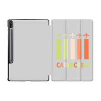 Thumbnail for Colourful Cabin Crew Designed Samsung Tablet Cases