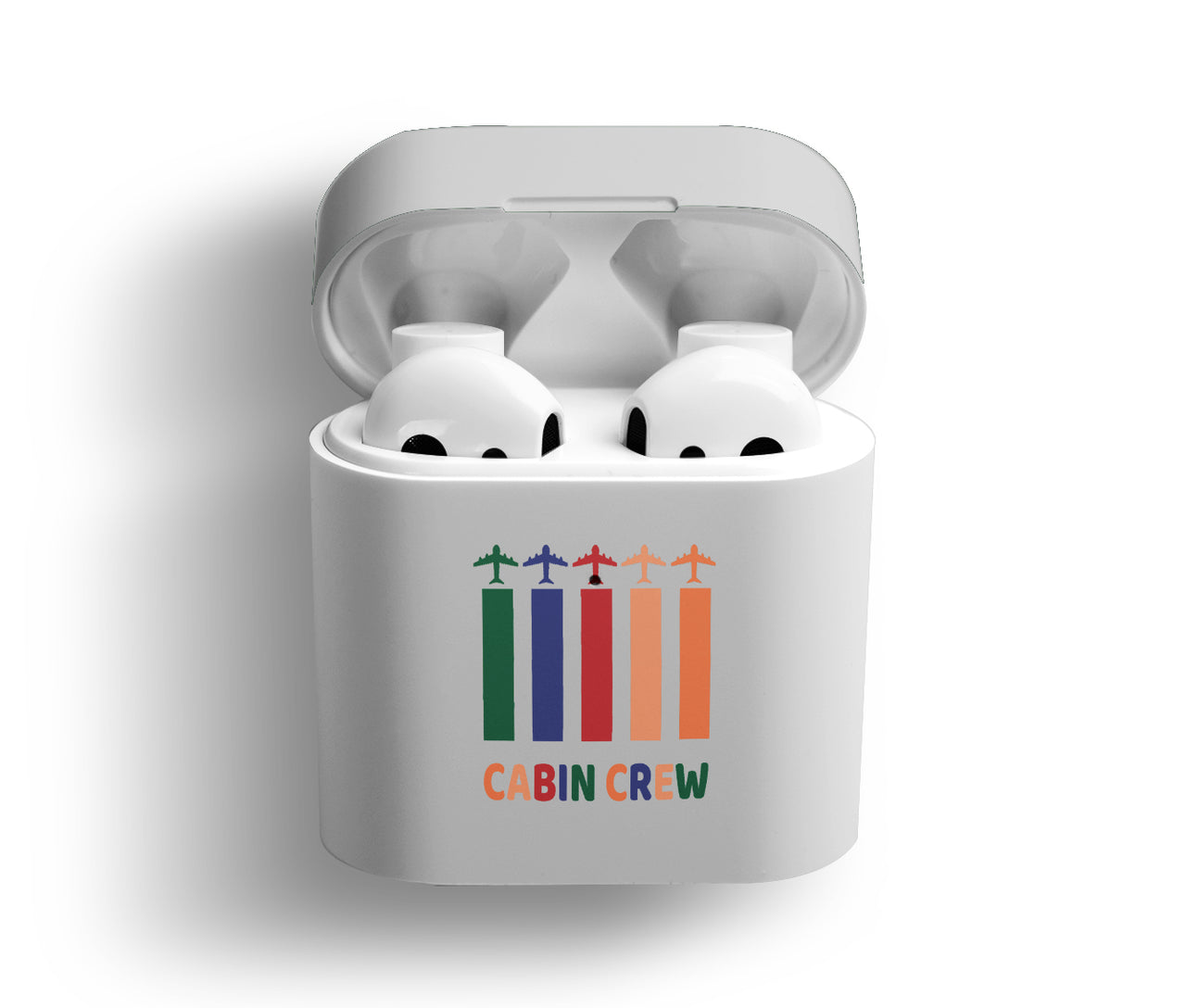 Colourful Cabin Crew Designed AirPods Cases