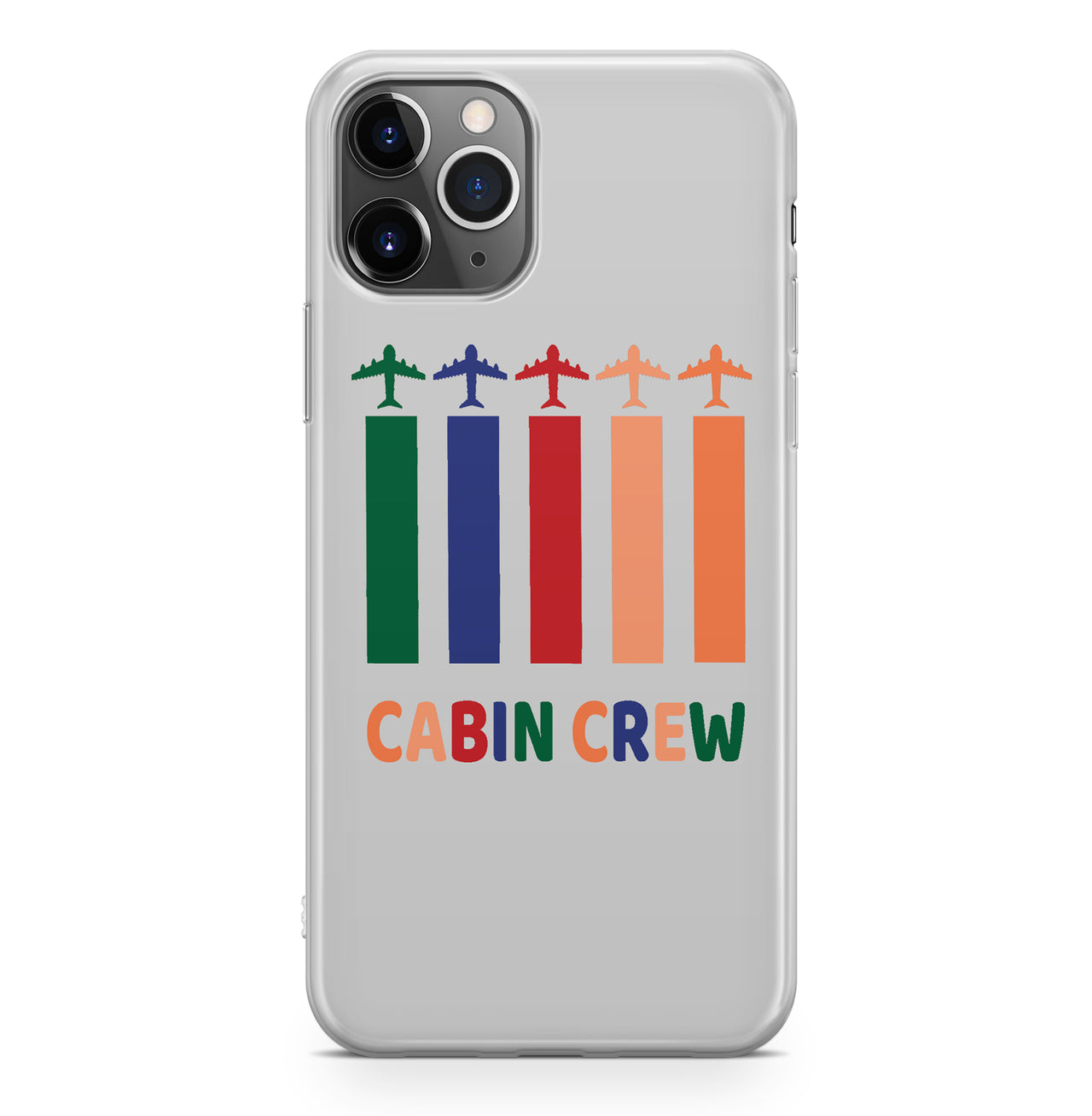 Colourful Cabin Crew Designed iPhone Cases