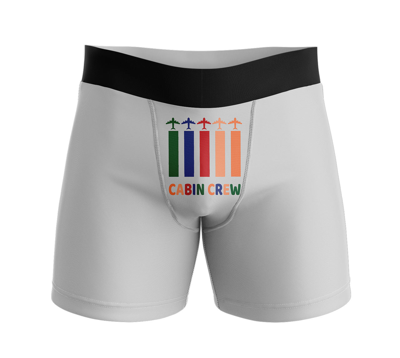 Colourful Cabin Crew Designed Men Boxers