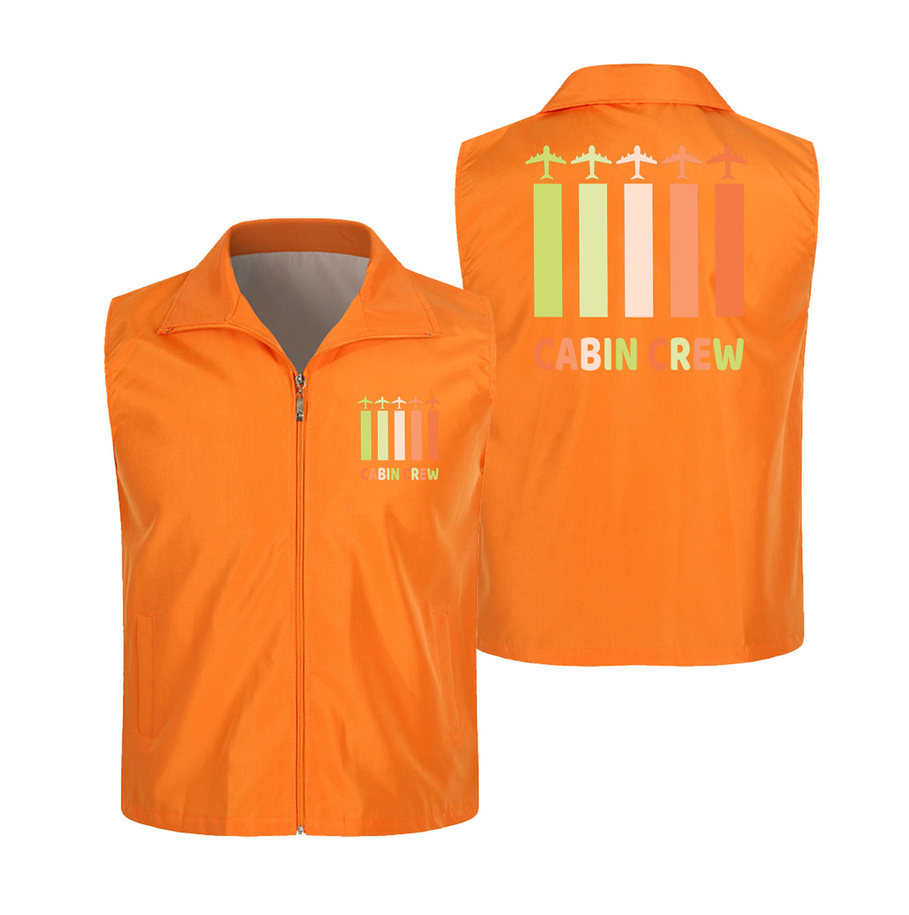 Colourful Cabin Crew Designed Thin Style Vests