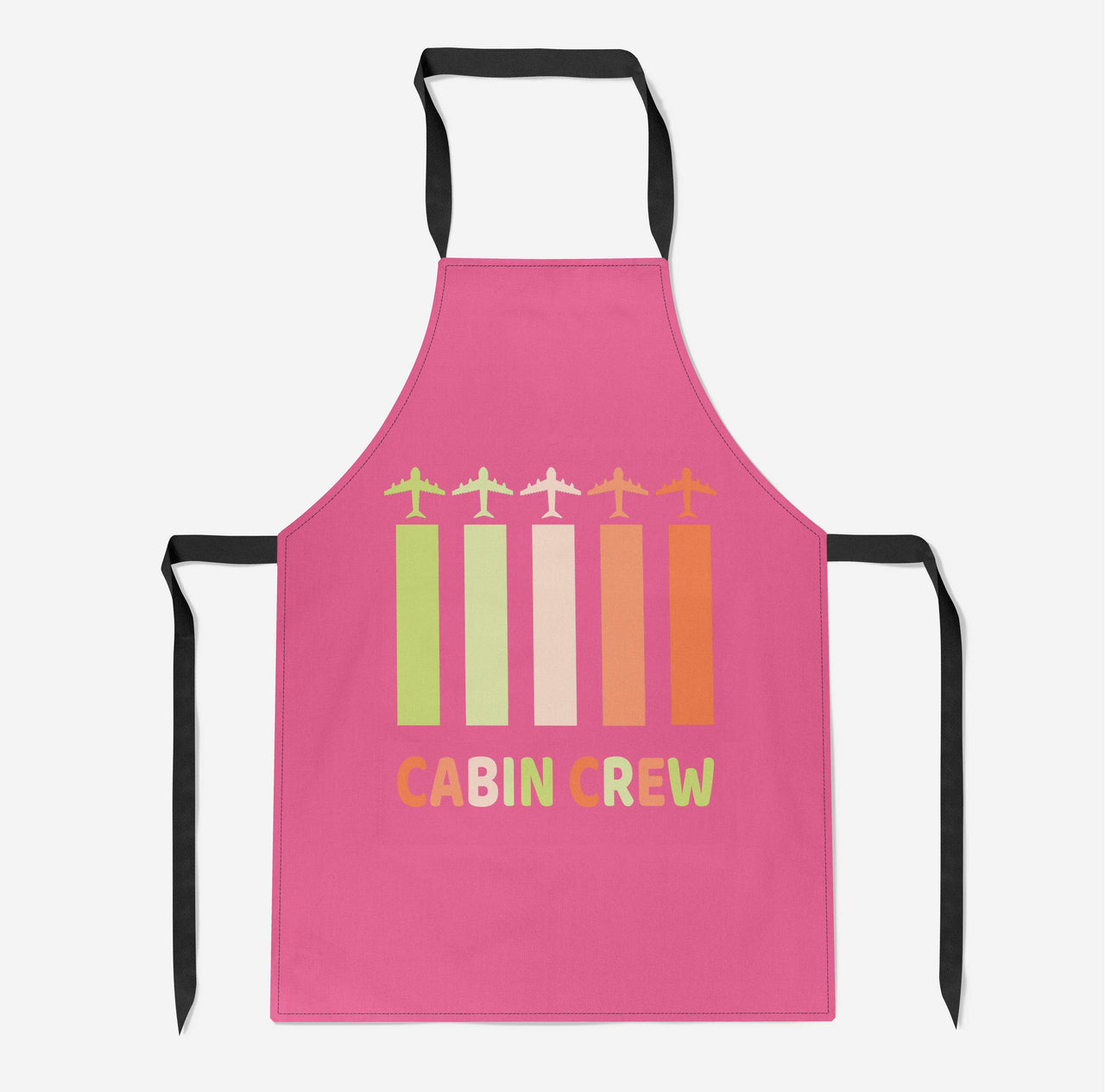 Colourful Cabin Crew Designed Kitchen Aprons