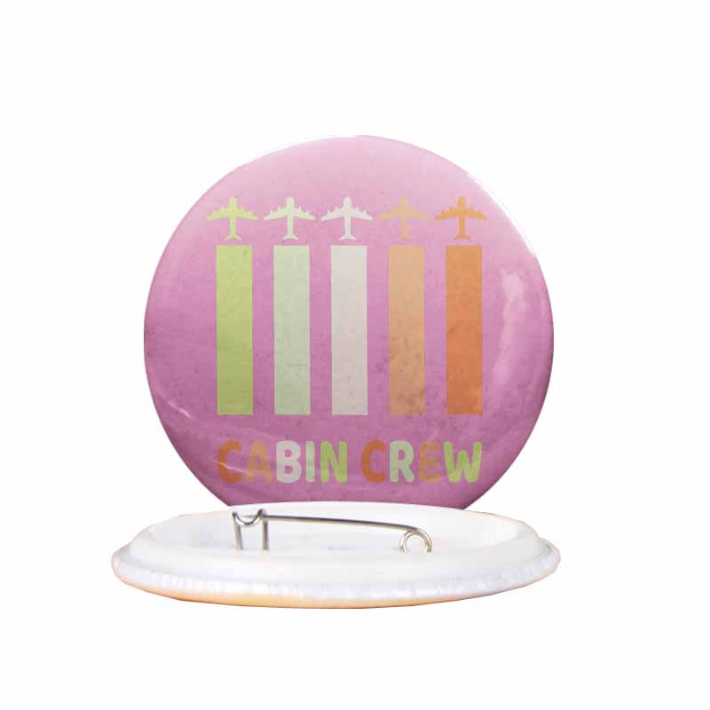 Colourful Cabin Crew Designed Pins