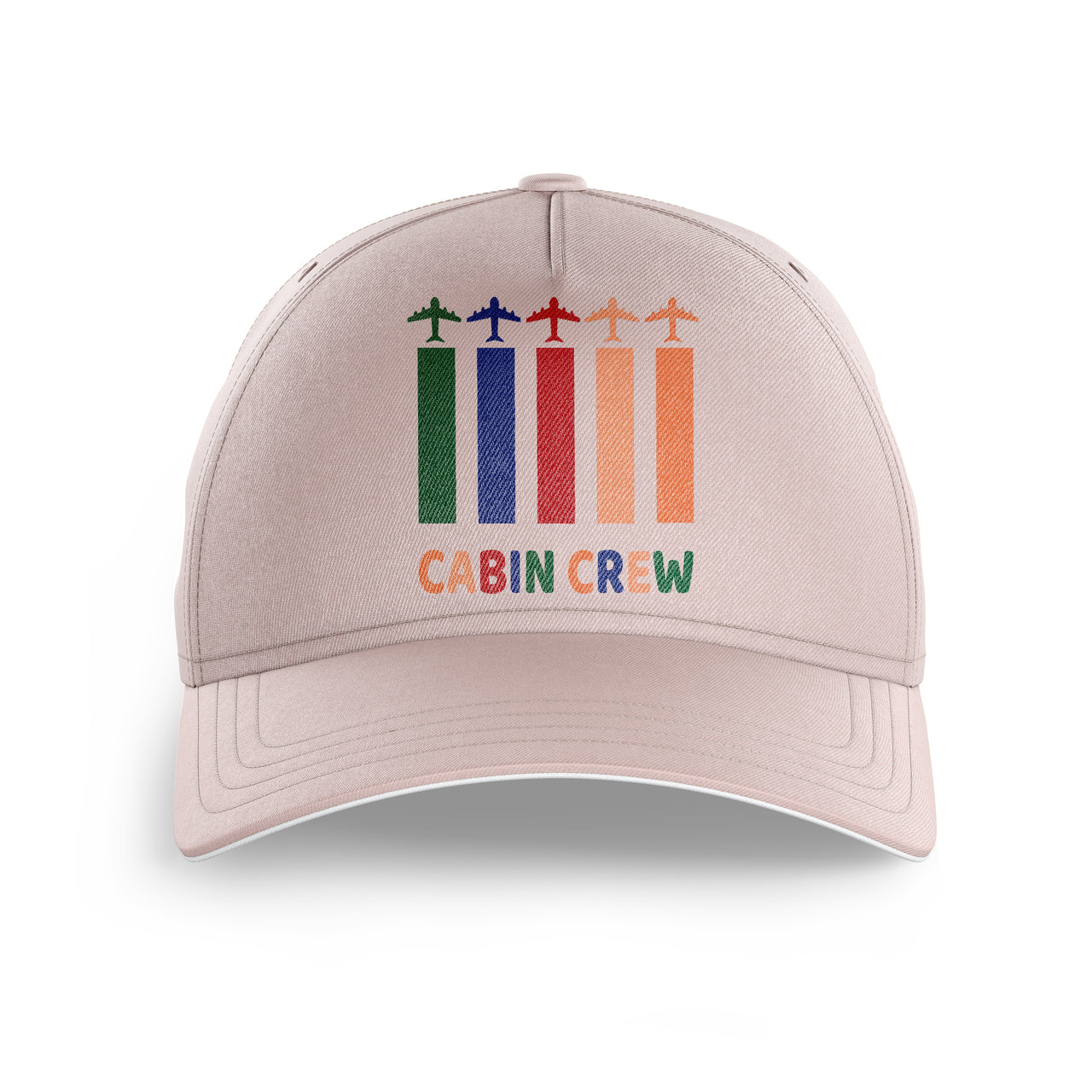 Colourful Cabin Crew Printed Hats