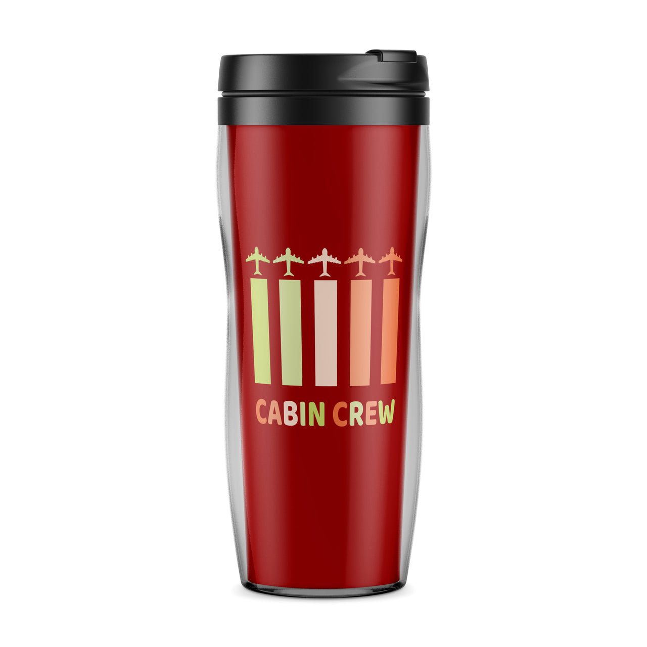 Colourful Cabin Crew Designed Travel Mugs