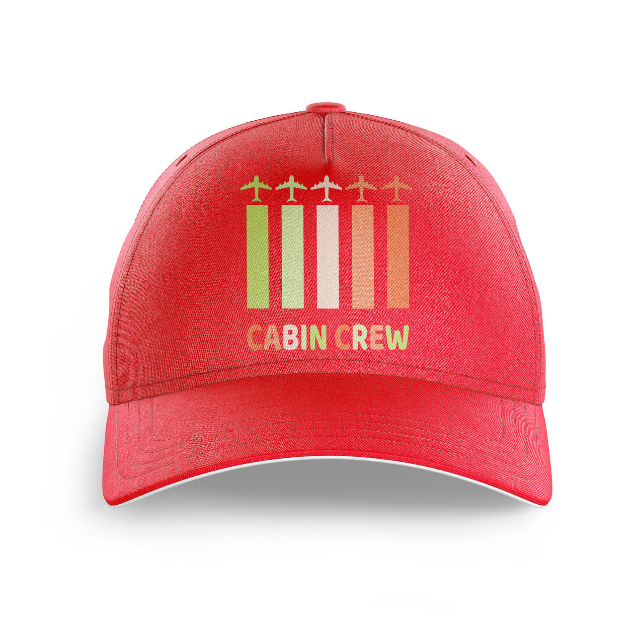 Colourful Cabin Crew Printed Hats