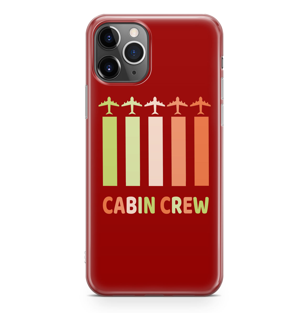 Colourful Cabin Crew Designed iPhone Cases