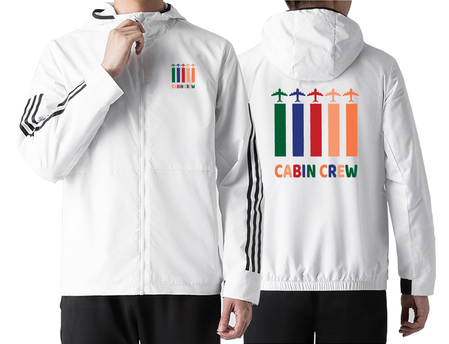 Colourful Cabin Crew Designed Sport Style Jackets