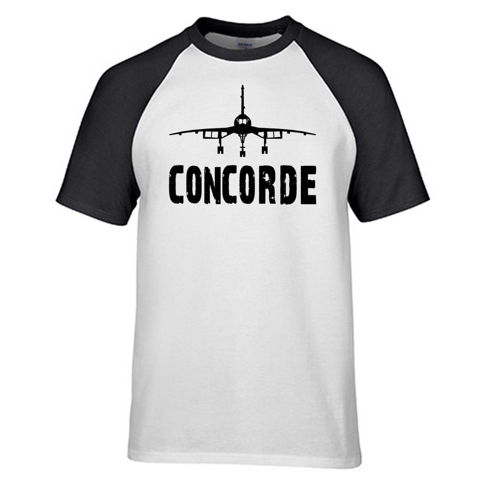 Concorde & Plane Designed Raglan T-Shirts