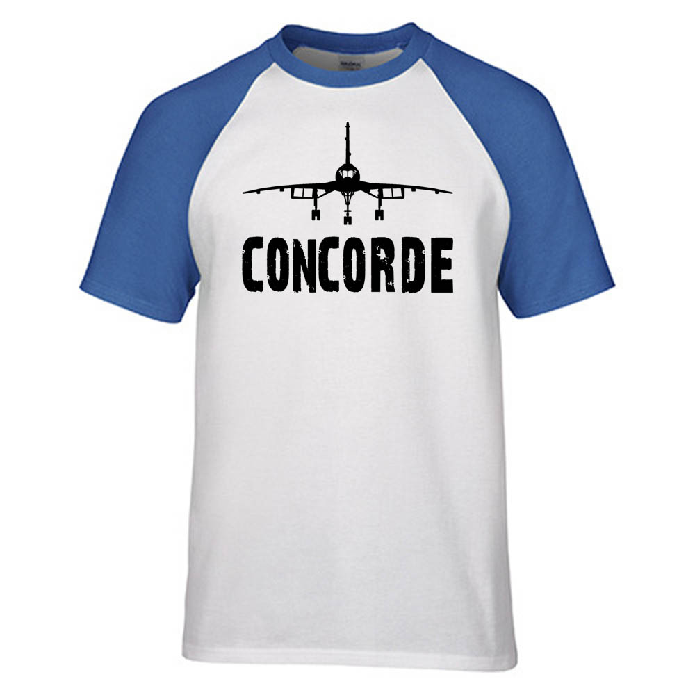 Concorde & Plane Designed Raglan T-Shirts