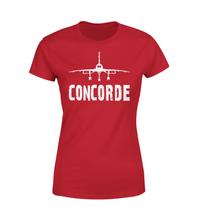 Thumbnail for Concorde & Plane Designed Women T-Shirts