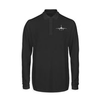 Thumbnail for Concorde Silhouette Designed Long Sleeve Polo T-Shirts