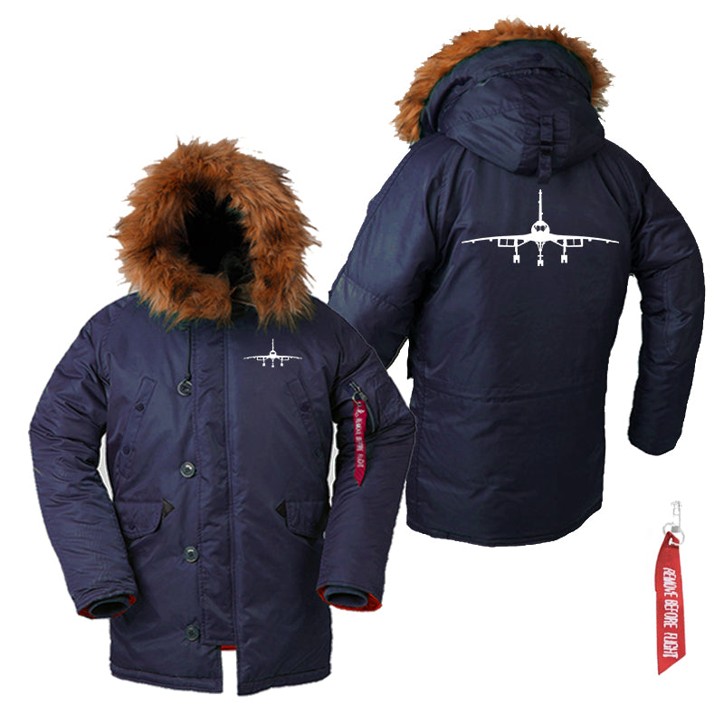 Concorde Silhouette Designed Parka Bomber Jackets