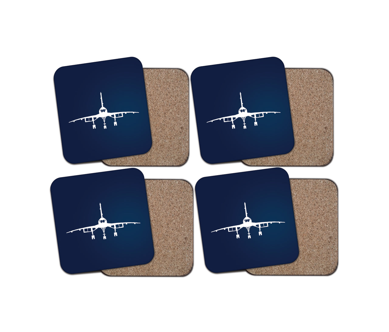 Concorde Silhouette Designed Coasters