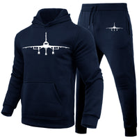 Thumbnail for Concorde Silhouette Designed Hoodies & Sweatpants Set
