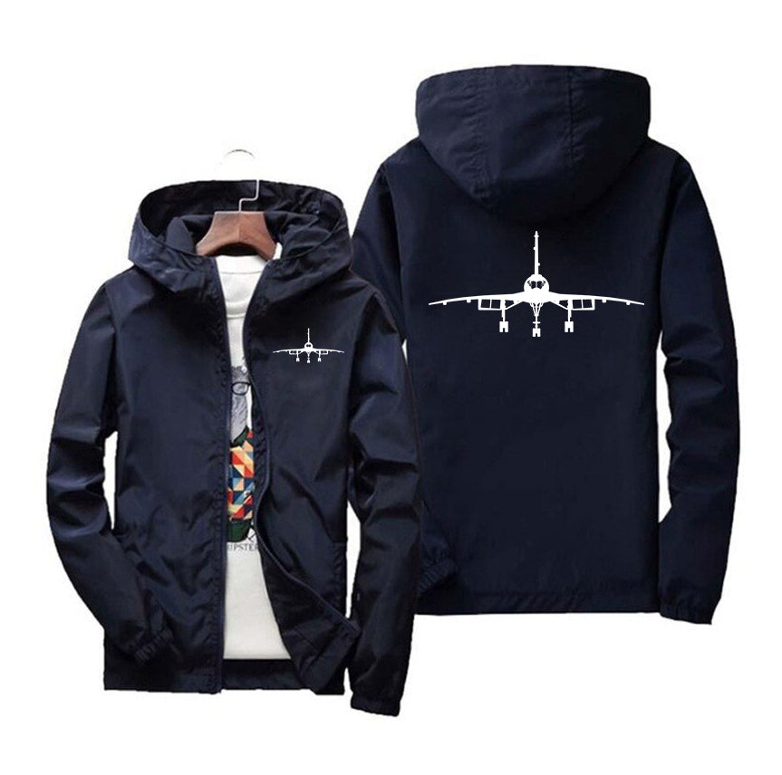 Concorde Silhouette Designed Windbreaker Jackets