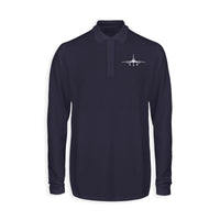 Thumbnail for Concorde Silhouette Designed Long Sleeve Polo T-Shirts