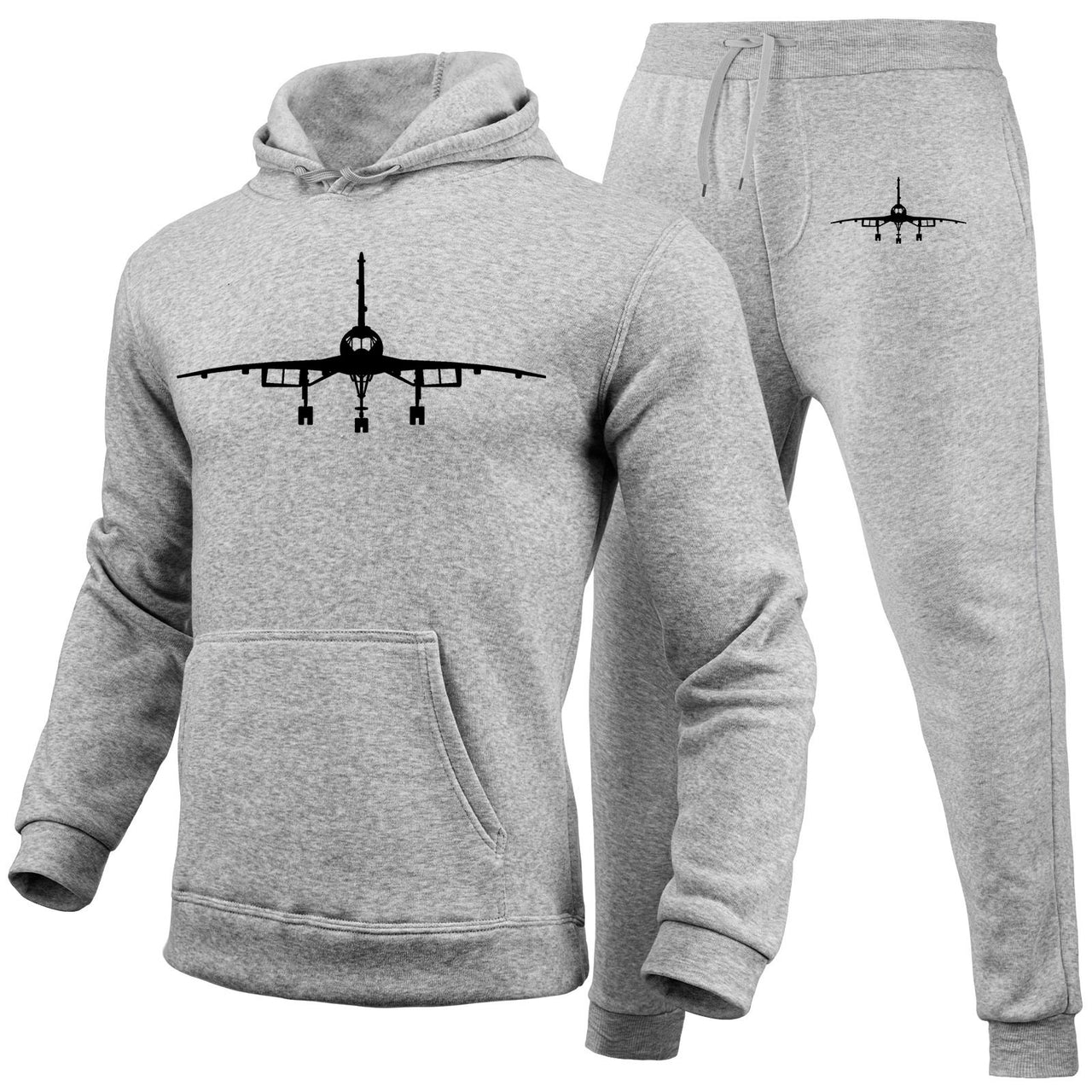 Concorde Silhouette Designed Hoodies & Sweatpants Set