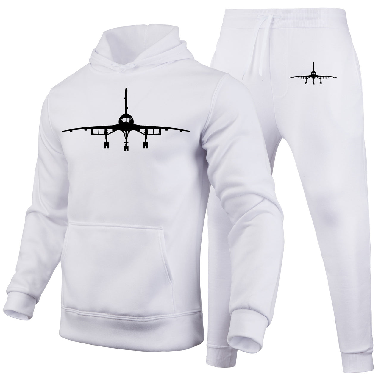 Concorde Silhouette Designed Hoodies & Sweatpants Set