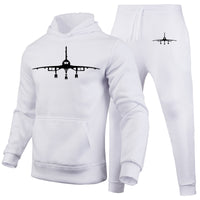 Thumbnail for Concorde Silhouette Designed Hoodies & Sweatpants Set