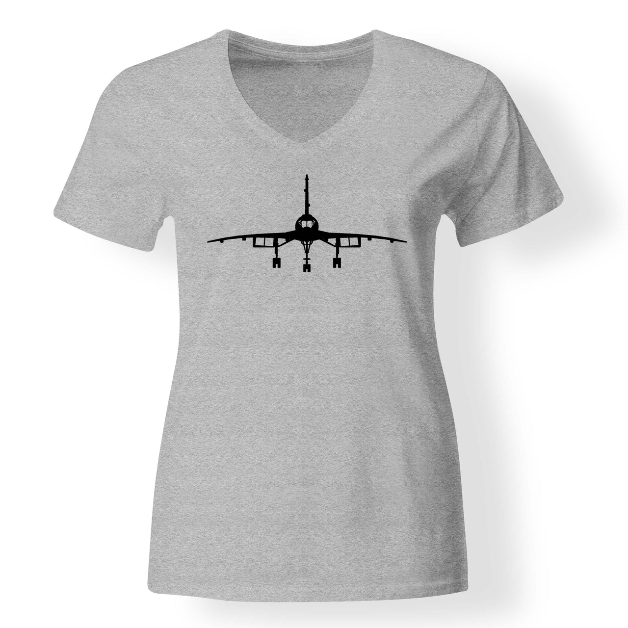 Concorde Silhouette Designed V-Neck T-Shirts