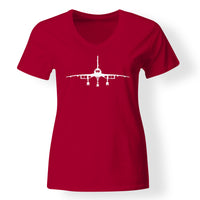 Thumbnail for Concorde Silhouette Designed V-Neck T-Shirts